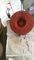 La bomba centrífuga roja parte la guerra - impeledor rojo de la bomba del hombre en tipo cerrado con 6 paletas